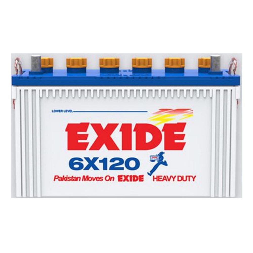 Exide 6X 120 buy online Battery Ustad, exide battery , exide 120, exide 108 ah , exide 15 plate, exide battery in islamabad , exide battery in dha , battery in isb , battery in lahore , free installation , free delivery