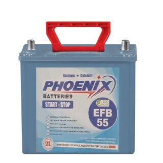 EFB 55_12_VOLTS_09_PLATES_38_AH_PHEONIX_BATTERY_MF battery, _BEST_PRICE_BATTERYUSTAD_ISLAMABAD_RAWALPINDI_LAHORE_MULTAN_FAISLABAD_FSD_ISB_LHR, dry battery, phoenix dry battery, prado dry battery. hilux dry battery, phoenix dry battery, ECO 55 L , online order, home delivery, free installation , battery in Islamabad , EFB 55 L