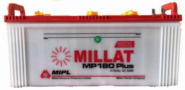 Millat 180 120 ah 21 plate millat battery in lahore rawalpindi faislabad fsd lhr islamabad isb karachi and all over pakistan best price millat 180 price in pakistab