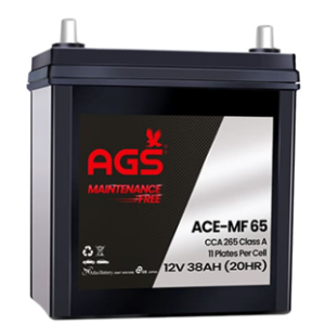 AGS Battery ACE MF 65 38 AH 11 Plate AGS Battery ACE MF 65